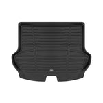 A set of black TuxMat trunk mats for Nissan Murano models.