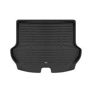 A set of black TuxMat trunk mats for Nissan Murano models.