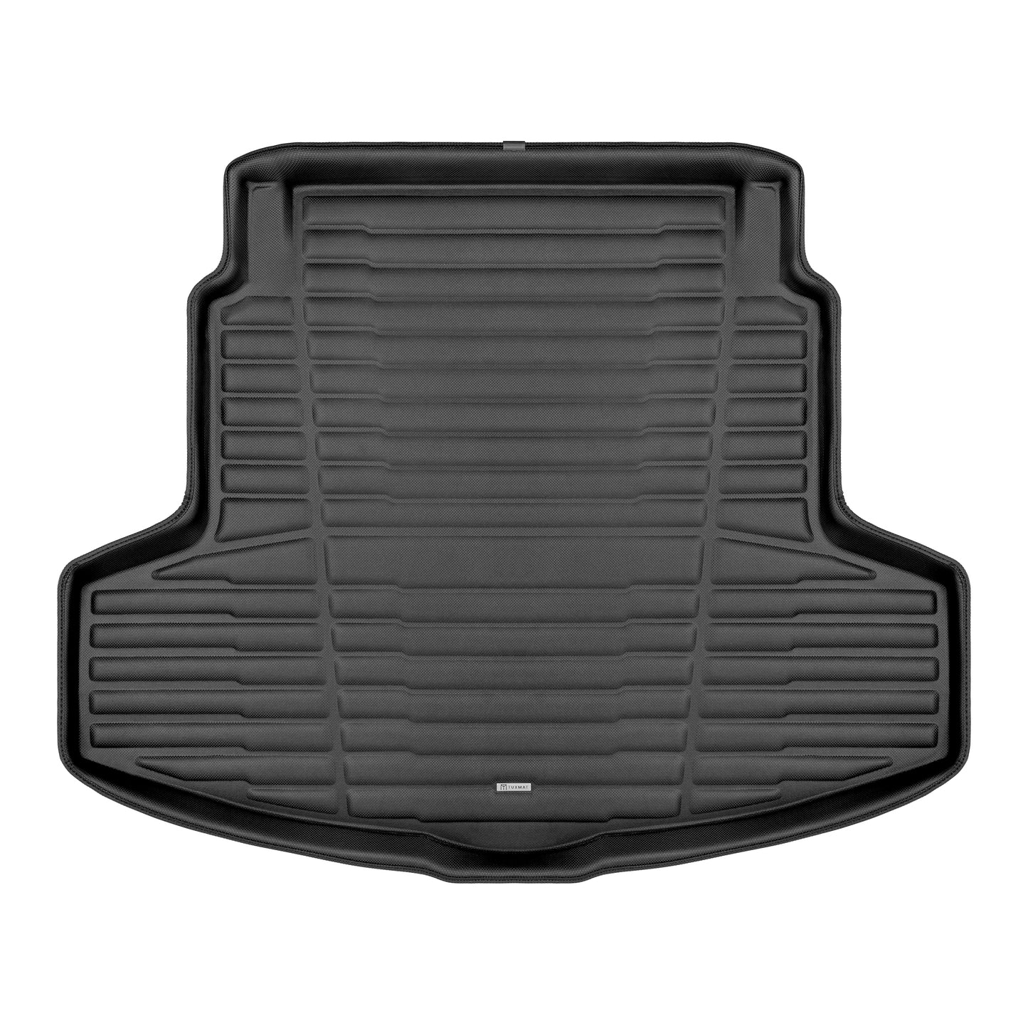 A set of black TuxMat trunk mats for Acura TLX models.