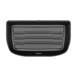 A set of black TuxMat trunk mats for Audi R8 models.