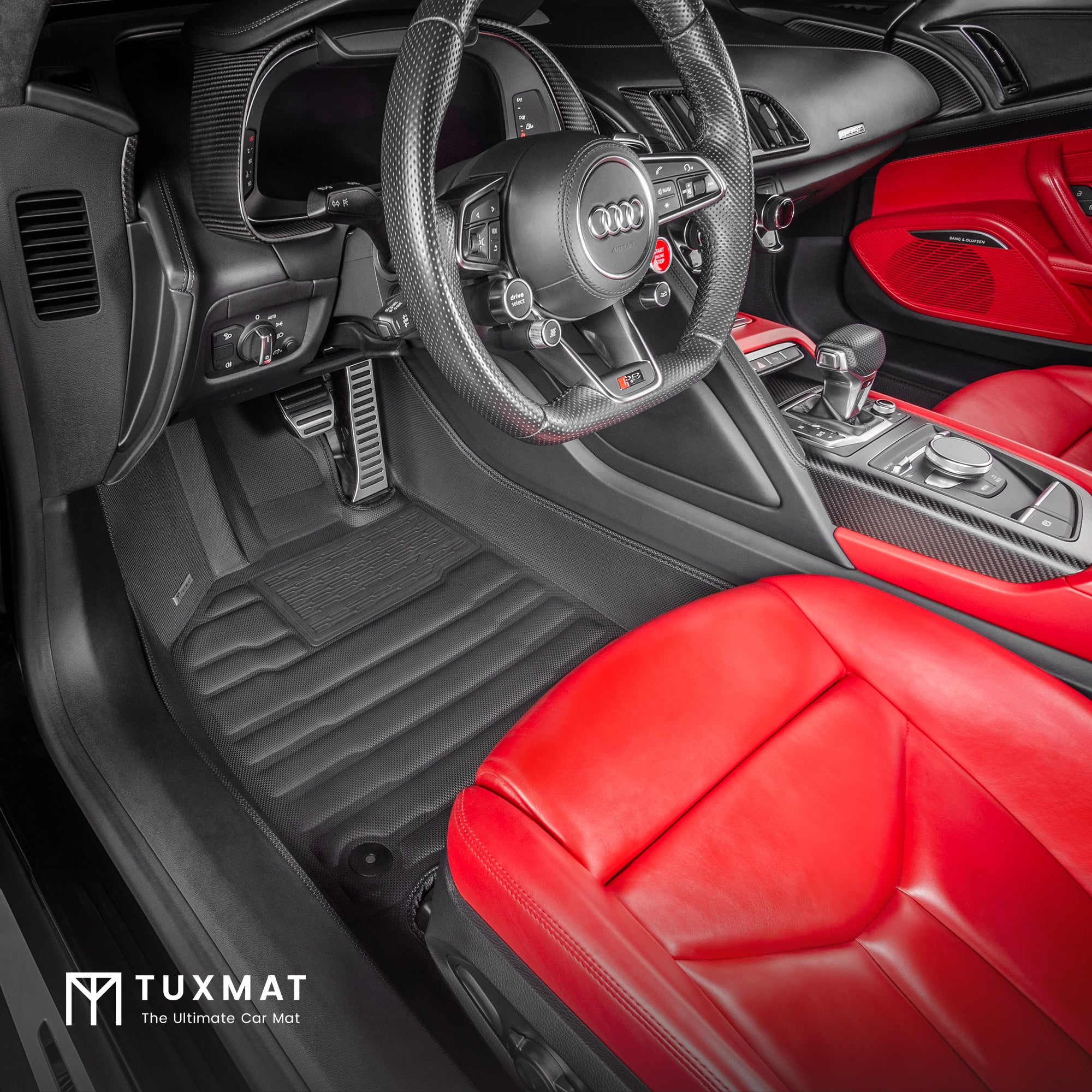 Audi R8 Custom Car Mats | Extreme Coverage | TuxMat