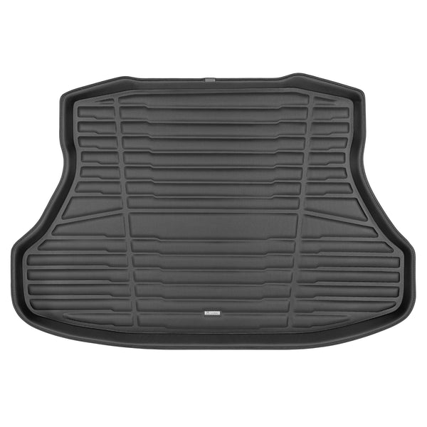 A set of black TuxMat trunk mats for Acura ILX models.