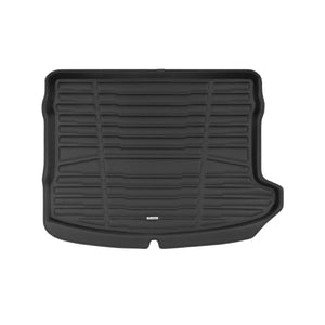 A set of black TuxMat trunk mats for MINI Countryman models.