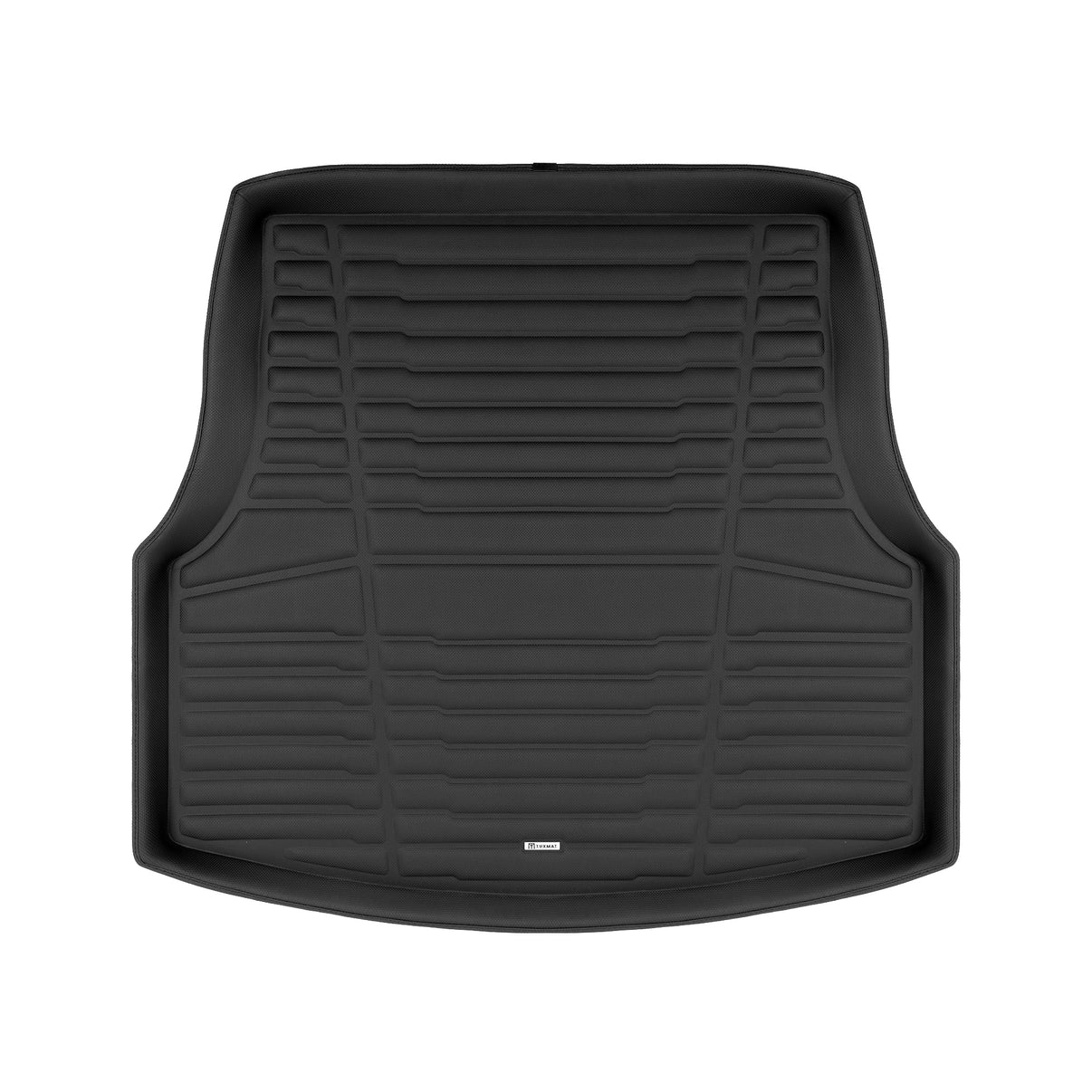 A set of black TuxMat trunk mats for Genesis G80 models.