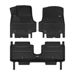 A set of black TuxMat car floor mats for Hyundai Ioniq 5 models.