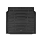 A set of black TuxMat trunk mats for Acura Integra models.